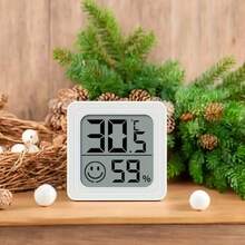 1/2pcs Mini Digital Thermometer Hygrometer, Indoor High Precision Temperature Humidity Meter, Comfort Level Indicator For Home, Office, Car, Wine Cabinet, Reptile Habitat - Thermometer and Hygrometer - View 8