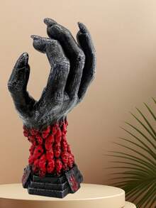 1pc Angry God's Hand Figurine, Explosive Details Desktop Home Decor, Demonic Hand Sculpture, Must-Have For Hardcore Manga Fans, Dark Aesthetic, High Fidelity Collectible Decoration For Halloween And Easter - Multicolor - View 5