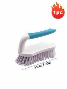 2pcs/Set Powerful Hand-Held Cleaning Brush With Stiff Bristles And Non-Slip Soft Handle, Suitable For Daily Cleaning In Indoor And Outdoor Environments Such As Bathroom, Kitchen, Carpet, Floor, Bathtub, Car, Etc. - Multicolor - View 15