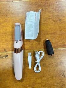 Rechargeable Electric Foot File & Callus Removal Set - 300mAh Battery Powered Foot Grinder, Portable Foot Brush To Remove Dead Skin And Dry Cracked Heels, Waterproof Foot Care Tool For Home And Travel - Multicolor - View 14