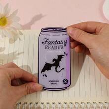 浪漫奇幻饮料罐造型“读者能量饮料”书签，适合作为节日文化创意书签礼物送给爱书人、读者和奇幻爱好者。 - 均碼 - 查看 9