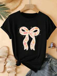 Women T-Shirts - Black - View 2