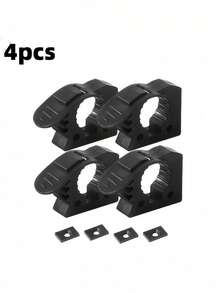 2/4pcs Quick Grip Tools, Synthetic Rubber Installation Tools And Equipment Rubber Clamps, Suitable For Offroad Vehicles, ATVs, UTVs, Truck Parts - Tool Storage Clips, Outdoor Shovel Storage Rack - Multicolor - View 9