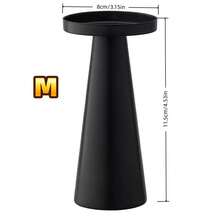 1个/3个/12个装黑色烛台，家居装饰，婚礼 - 黑色 - 查看 11