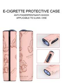1 pieza Estuche protector IQOS ILUMA I ONE, diseño de oso de peluche anti-caída, carcasa protectora portátil, opciones de multicolor para parejas, material de cuero PU de alta calidad con aberturas precisas, caja de almacenamiento, adecuado para uso personal o regalo, accesorio de moda minimalista, mejora la experiencia del usuario, artesanía exquisita, resistente a los arañazos, el modelo popular brinda protección integral para su dispositivo, alta relación calidad-precio - ILUMA i ONE/Oso pardo - Ver 14