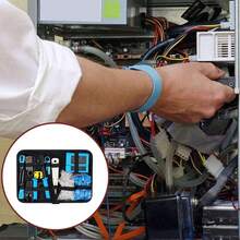 Herramientas de Instalación de Red con Estuche, Incluye Ponchadora, Probador y Accesorios Completos para Técnicos - A - Ver 6