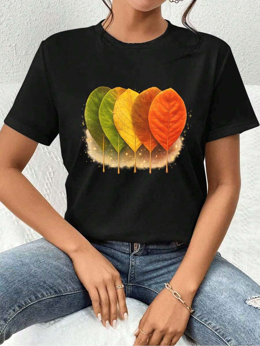 Women T-Shirts - Black - View 1