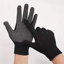 5 Pairs Breathable Anti-Slip Gloves, Suitable For Outdoor Cycling & Fitness - Lightweight & Comfortable, Black - Multicolor - View 2