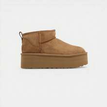 UGG Classic Ultra Mini Platform Chestnut - White - View 2