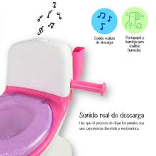 Bañito Entrenador Luxe Angelin Baby Is01 F Producto de calidad Diseño moderno Uso diario Perfecto para regalo Duradero Fácil de usar Ideal para ocasiones especiales - Rosa Fucsia - Ver 3