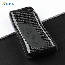 For Lexus IS ES NX RX GS LX RC GX LS 200 250 300 300H 350 450H ABS Carbon Fiber Car Key Case Cover Shell 2 3 4 Button Keychain Accessories - Lexus B - View 14