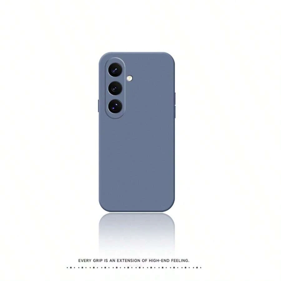 适用于 S21、S22、S23、S24 Plus、S25、S25 Plus、S26、S26 Plus、S26 Ultra 的天鹅绒质感保护手机壳 - 薰衣草灰 - 查看 1