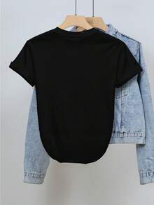 Women T-Shirts - Black - View 2