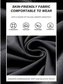 Women Elastic Cross-Style Flared Yoga Pants, High Waist Knitted Hip Lift Shaping Sport Trousers, Casual Black Pants For Workout Daily Summer Wear - 黑色 - 查看 7