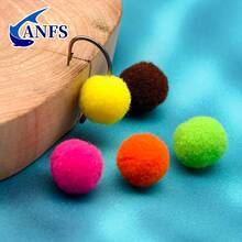 100pcs Assorted Trout Salmon Egg Flies Pom Pom Egg Balls In Mix Colors - Perfect Fly Tying Kit For DIY Projects, Family Gatherings, And Holiday Decorations - Multicolor - View 2