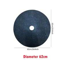 1pc Round Tree Protection Mat, Cover Fabric, Barrier, Indoor/Outdoor Garden Plant Cover, Brand New - Black - View 12