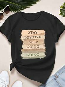 Women T-Shirts - Black - View 2