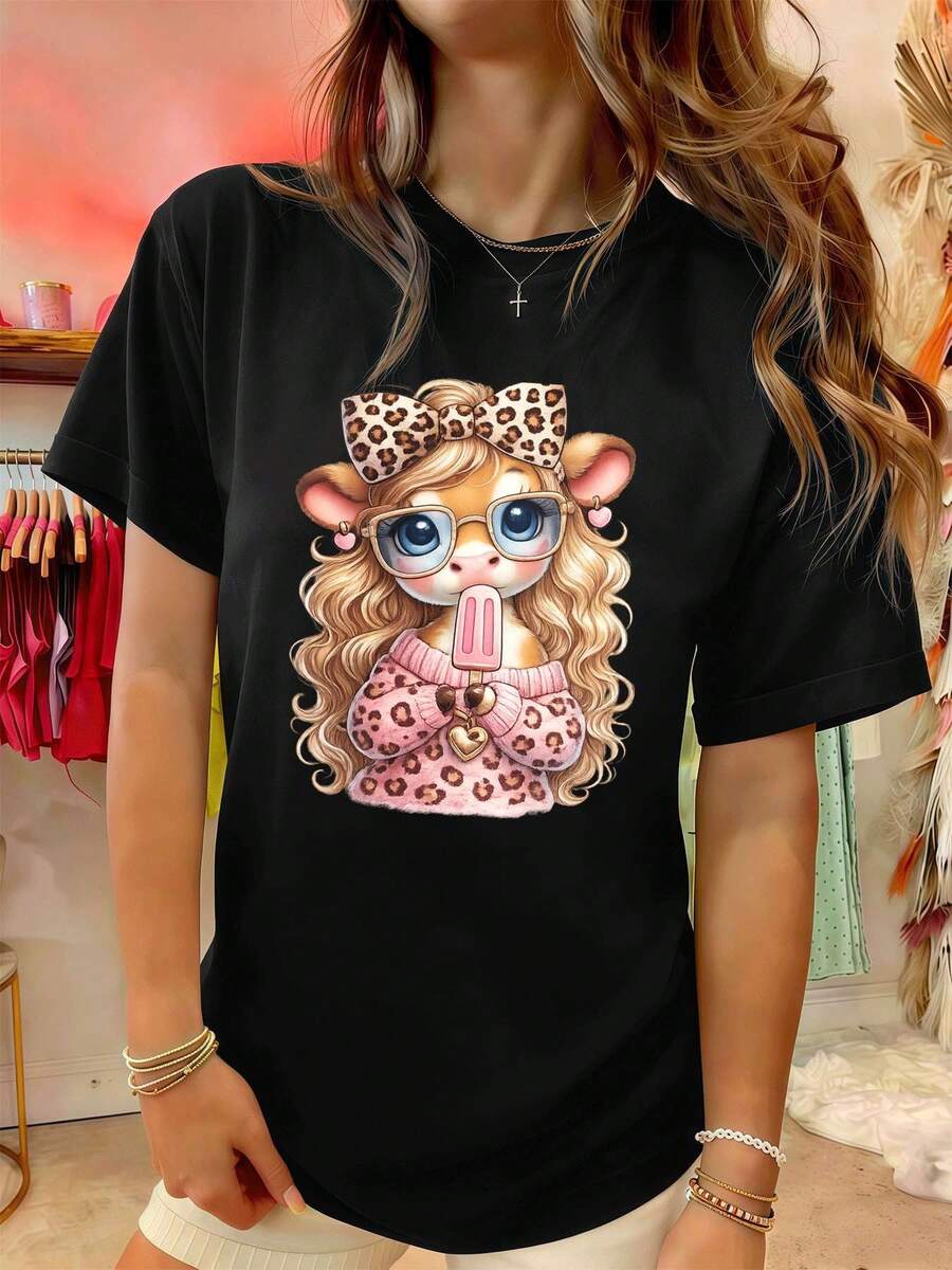Women T-Shirts - Black - View 1