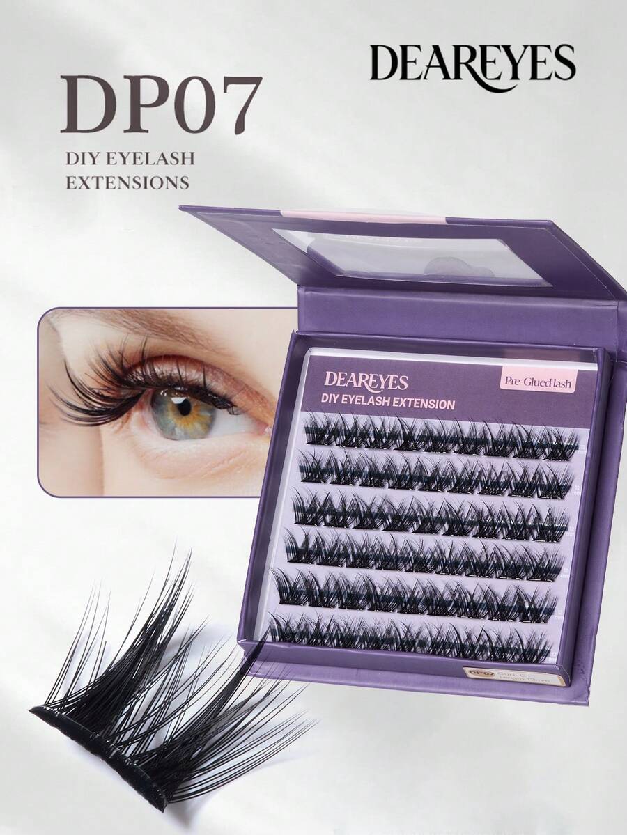 Bộ mi giả tự dính DearEyes DP-07 DIY, các cụm mi giả tự dính. - Xem 1