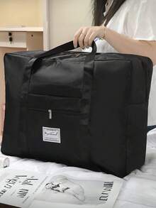 1 Bolsa de Armazenamento de Pano Espessa de Grande Capacidade com uma Bolsa de Lavagem à Prova d'Água, Bolsa de Armazenamento de Fitness e Lavagem com Separação de Seco e Úmido, Bolsa de Armazenamento de Chuveiro, Bolsa Transversal de Ombro, Bolsa de Armazenamento Multiuso para Viagem, Academia e Roupas com Compartimento Principal Espaçoso, Alça de Ombro Portátil, para Roupa de Cama, Roupas e Suprimentos de Mudança, Bolsa de Maquiagem de Viagem para Negócios, Férias, Exterior, Esqui, Exercício e Ajuste - Multicolorido - Visão 3