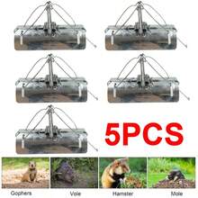 Pack Of 5 Quick Kill Control Repellent Mole Traps Tunnel Mole Trap - Silver - View 4