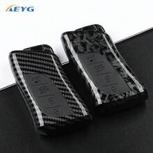 For Lexus IS ES NX RX GS LX RC GX LS 200 250 300 300H 350 450H ABS Carbon Fiber Car Key Case Cover Shell 2 3 4 Button Keychain Accessories - Lexus B - View 8