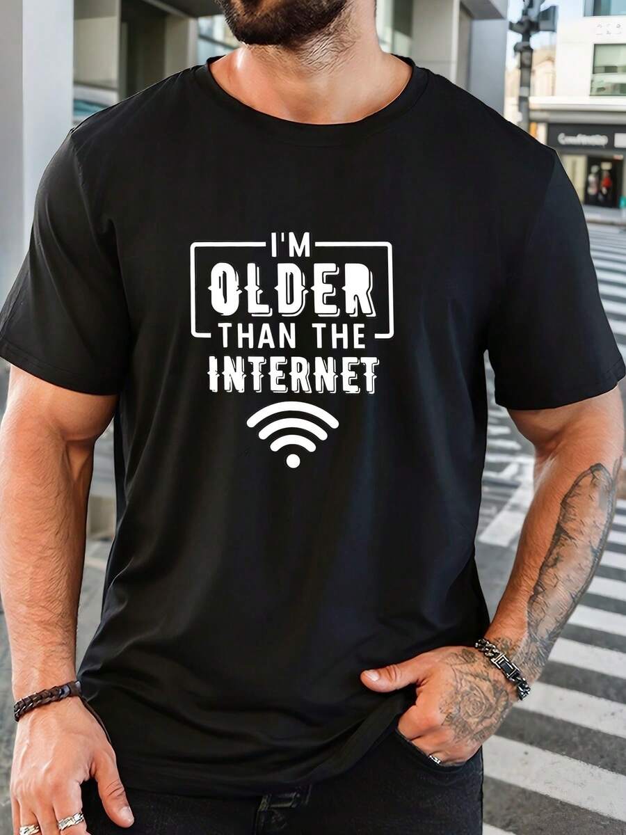 T-shirts pour hommes - Noir - Voir 1