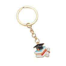 15pcs/Set 2026 Graduation Commemorative Keychain Set, Zinc Alloy Rectangular Graduation Pendant, Suitable As Gifts For Graduation Ceremony, Graduation Party Favors - Multicolor - View 4