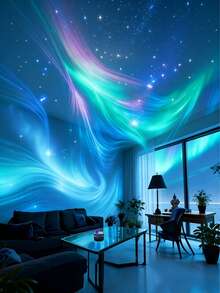 Remote Control Star Sky Night Light Projector - USB Powered, Color Changing Ambient Lamp, Suitable For Bedroom And Home Decor - Multi-color light - View 7