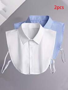 女士时尚可拆卸条纹领背心 - 尖领设计，防滑，百搭装饰，适合所有季节，可机洗涤纶针织面料，内置胸垫，适合圣诞节装饰。 - 彩色 - 查看 18