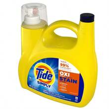 Tide Simply Oxi Boost Liquid Laundry Detergent Refreshing Breeze Scent 105 Fl Oz 74 Loads Ultra Stain Release - Detergent - View 3