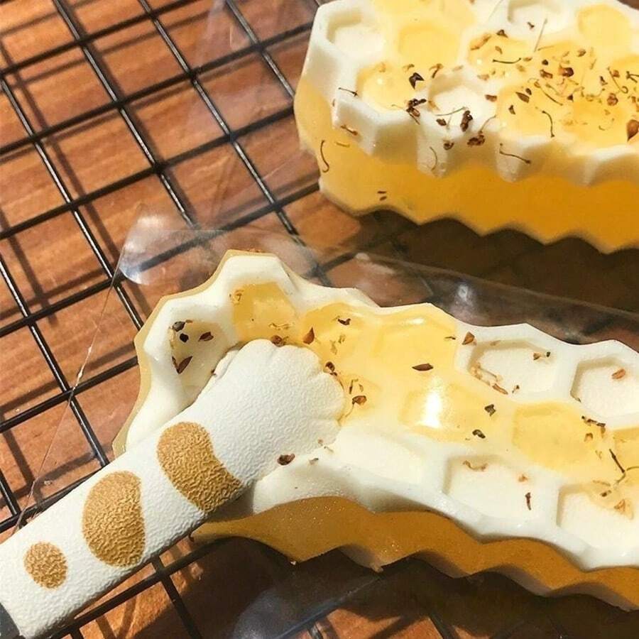 Mô hình que mật ong sáng tạo, bánh hình chuột nhỏ, ong, đồ chơi giảm căng thẳng bằng silicon, mô hình đồ chơi nhỏ - Nhiều màu - Xem 1