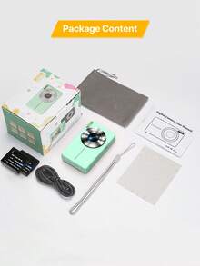 Nicamery 44MP FHD 1080P Compact Digital Camera, 16X Zoom, Wrist Strap, Ideal Gift For Beginners, Suitable For Youth [This Listing Does Not Include Memory Card, Please Purchase Separately] - Green - View 8