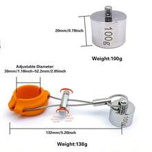 Penis Trainer Adjustable Weight Weight-Bearing Exercise For Testicles Dick Strength Training Sex Toy Adult Men Toys - Silver - View 3