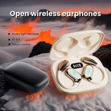 开放式无线耳机，翻译耳塞，Q11智能耳机，多功能触控蓝牙耳机，带Type-C充电接口（不含USB充电线） - 查看 4