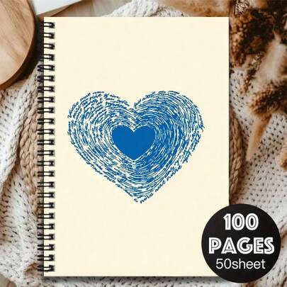 Sổ tay lò xo 100 trang họa tiết hoa trái tim màu xanh dương, thích hợp để ghi chép công việc, học tập và sử dụng hàng ngày ở trường. Thiết thực cho quà tặng tốt nghiệp, sinh nhật, viết nhật ký, lên kế hoạch hàng ngày và ghi nhớ, với vẻ ngoài tinh tế là một lựa chọn quà tặng chất lượng.