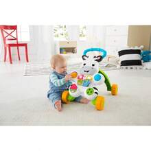 Cebra de Aprendizaje Andadera Interactiva 6m+, Segura y Divertida para Bebés - Blanco - Ver 4
