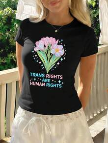 Women T-Shirts - Black - View 1