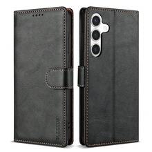 Ốp lưng kiêm ví da giả cao cấp tương thích với Apple Galaxy, có ngăn đựng thẻ và chân đế gập tiện dụng. - màu đen - Xem 2