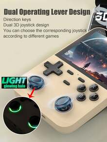 1 pieza Nueva consola de juegos portátil con 10,000 juegos retro nostálgicos incorporados y 9 emuladores como PS/FC, pantalla HD grande de 3.5 pulgadas, sistema Android de código abierto, consola de juegos clásica PSP Arcade, compatible con batallas de dos jugadores, con joysticks duales y botones retroiluminados. Un gran regalo para tu novio/esposo en fiestas y cumpleaños. - Ver 7