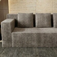 71.1" Boneless Couch For Living Room, 3-Seater Compression Sofa Modular Sectional Sofa With Deep Seat, Modern Couches,No Assembly Required,Camel - 駝色-方形扶手 - 查看 7