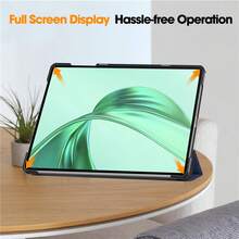 Case For Honor X8b 11-Inch 2026 New Tablet Case, X8a/X9 11-Inch Tri-Fold Smart Tablet Cover, Lightweight Protective Shell, Hard PC Back Cover, Ultra-Thin Design, Multi-Angle Viewing (Black)(Tablet Not Included). - Multicolor - View 6