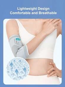 Cofoe Elbow Compression Sleeve, Stretch Knit Elbow Support For Sports & Daily Wear, Gray - KF-z02 - View 8