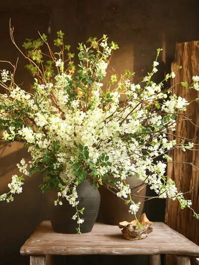 1/2/3 piezas Flores artificiales de 100cm, adecuadas para decoración de pared, sala de estar, dormitorio, boda, fiesta, decoración de mesa. Hogar, escritorio, cocina, boda, mesa de comedor, centro de mesa, oficina, jardín, exterior, casa, decoración de patio, adecuadas para primavera, verano, otoño, invierno