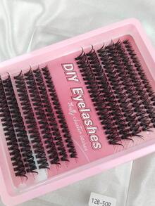 240 sợi mi giả D Curl tự nhiên, mềm mại, làm từ lông chồn, mi giả 3D kiểu Nga, mi giả từng sợi riêng lẻ, dùng trong salon trang điểm, màu đen. - D - Xem 6