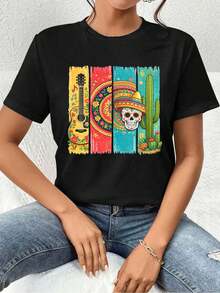 Women T-Shirts - Black - View 1