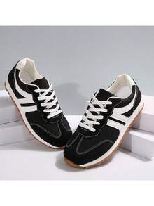 Sneakers For Women Fashion Tennis Shoes Casual Athletic Solid Color Low Top Lace Up Plain Toe Fabric Inner PVC Sole For Outdoor Walking Office Travel Spring Fall\Sandalias De Mujer Elegante Tenis Tenis Para Mujer Sandalias Elegantes De Mujer Zapatos De Mujer Tacones De Mujer Elegantes Zapatos Elegantes De Mujer Zapatillas Para Mujer Zapatos De Mujer Tacones Zapatillas Elegantes De Mujer Flip Flops Platform Heels For Women Wedge Heels For Women Jelly Sandals Women Botas Vaqueras Para Mujeres Platform Heels Jelly Sandals Jelly Sandals Birkenstocks Mother Giftsz Black Sandals Sandalias De Mujer Zapatos De Mujer Black Heels White Sandals White Sandals Boots Heels Sandals For Women Sandals Shoes - 黑色 - 查看 9