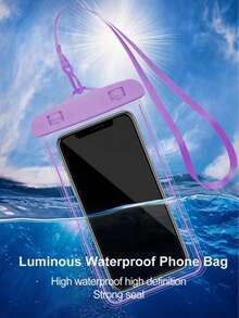 Universal Waterproof Phone Pouch, Waterproof Phone Case, Suitable For IPhone 14/13/12/11 Pro Max/XS Plus, Suitable For Samsung Galaxy S22/S23 Phones (Up To 7.0 Inches), 3D Waterproof Anti-Moisture Phone Bag - View 10