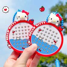 1pc Hello Kitty Apple-Shaped Wrist Strap, Made Of Soft Skin-Friendly Material, 3D Cartoon Design, Cute Hello Kitty Apple Shape, Lightweight And Portable, Suitable For Bag Decoration And Sweet Matching - Multicolor - View 13