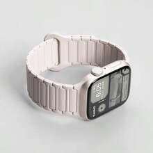 高级简约磁吸表带，适用于 38/40/41/42/44/45/46/49mm 表盘，兼容 Ultra/SE10/9/8/7/6/5/4/3/2/1 型号 - 星光 - View 8